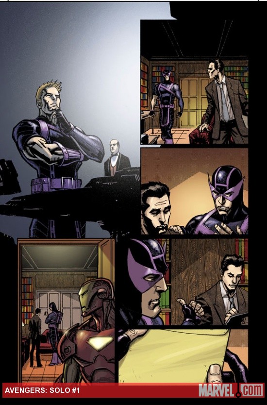 Avengers: Solo #1 preview art by Roger Robinson