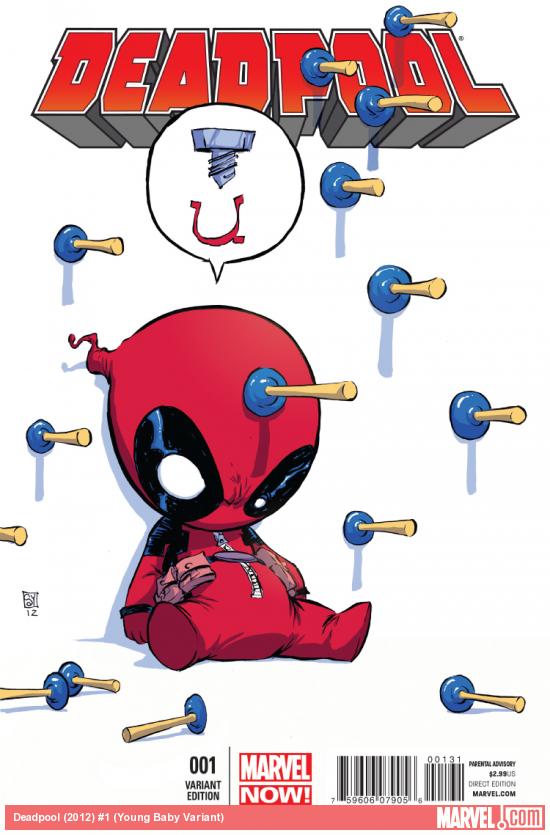 cover from Deadpool (2012) #1 (YOUNG BABY VARIANT)