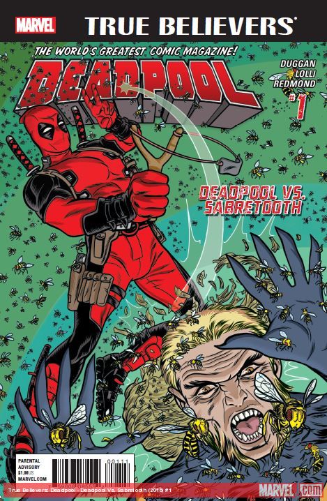 True Believers: Deadpool - Deadpool Vs. Sabretooth (2016)