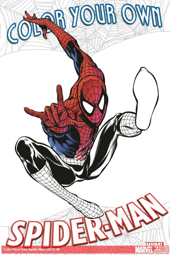 Color Your Own Spider-Man (Trade Paperback)