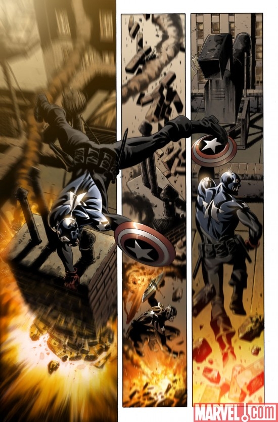 CAPTAIN AMERICA #50 Interior Art