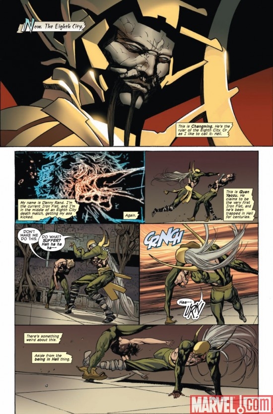 IMMORTAL IRON FIST #25 preview page