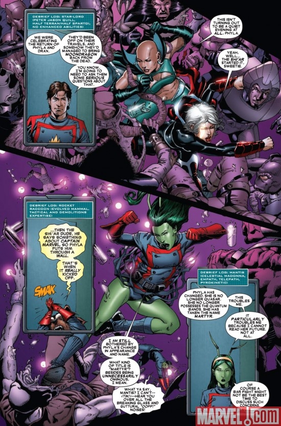 GUARDIANS OF THE GALAXY #13 preview page