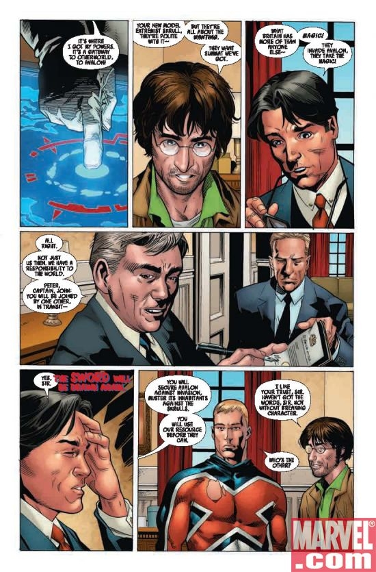 Captain Britain and MI 13 #1 Interior Page