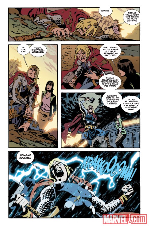 THOR: THE MIGHTY AVENGER #2 preview art by Chris Samnee
