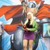Gwen Stacey cosplayer at Marvel's Fan Expo Canada Costume Contest