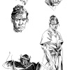 5 Ronin Hulk sketches by Dalibor Talajic