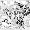 X-Men: Schism black and white art by Frank Cho