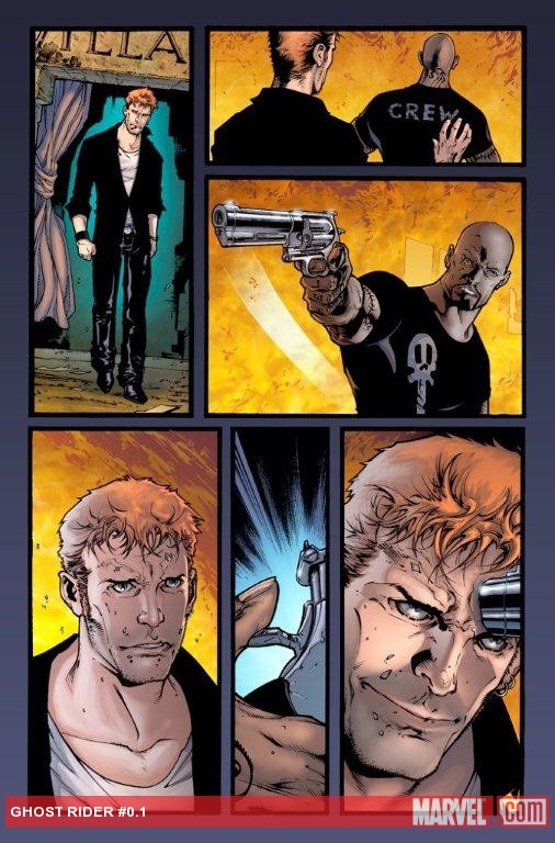 Ghost Rider (2011) #0.1 preview art by Matthew Clark