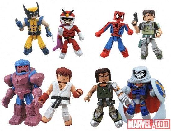 Marvel vs. Capcom 3 Minimates Series 2 - Toys 'R' Us assortment