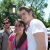 The Amazing Spider-Man Actor Andrew Garfield with Marvel Intern Kristen Maldonado 