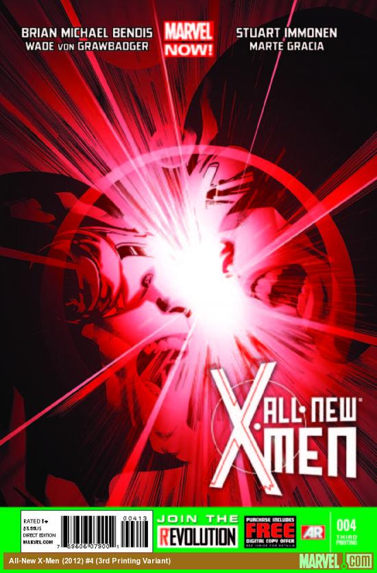 ALL-NEW X-MEN 4 3RD PRINTING VARIANT (NOW, WITH DIGITAL CODE)