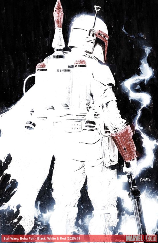 Star Wars: Boba Fett - Black, White & Red (2025) #1 (Variant)