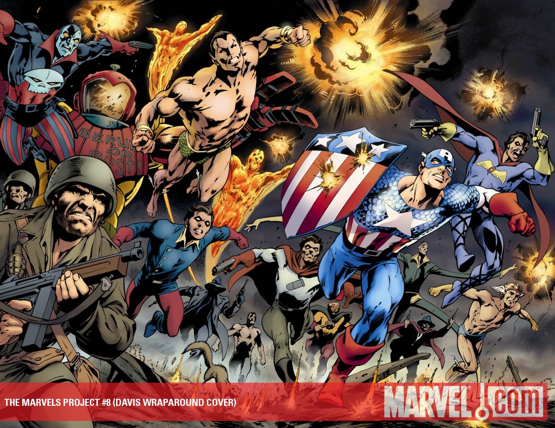 The Marvels Project (2009) #8 (Davis Wraparound Variant)