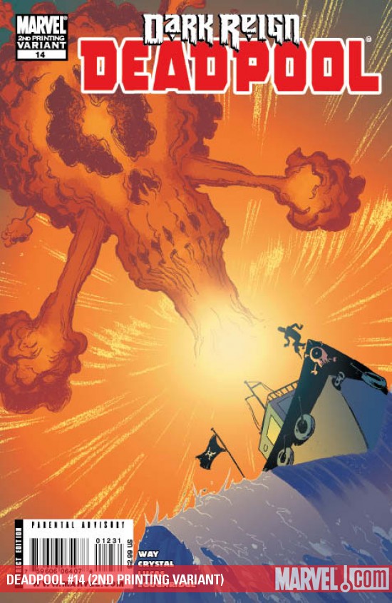 Deadpool (2008) #14 (2ND PRINTING VARIANT)