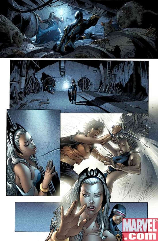 X-MEN: WORLDS APART #1 preview art
