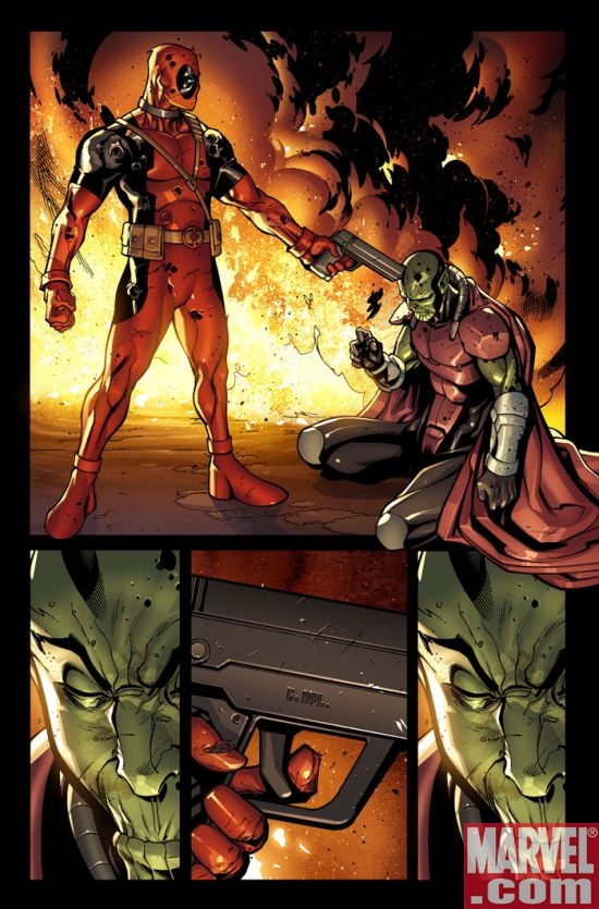 DEADPOOL #1 preview art by Paco Medina
