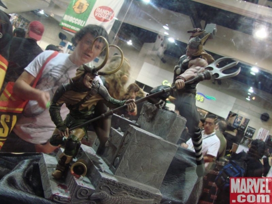 Thor vs. Loki Diorama