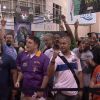 Fans at the Marvel booth