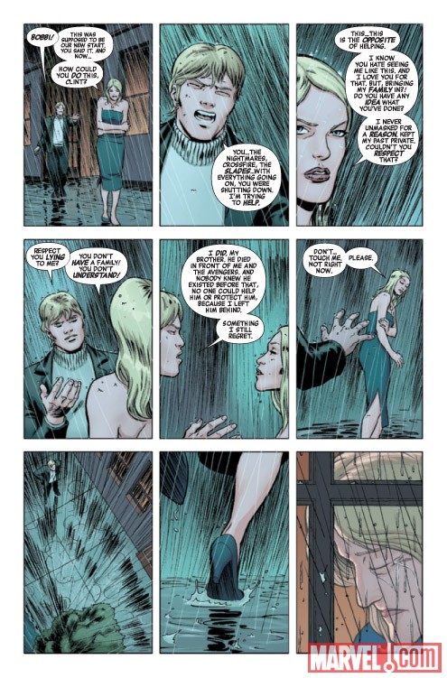 HAWKEYE & MOCKINGBIRD #2 preview art by David Lopez