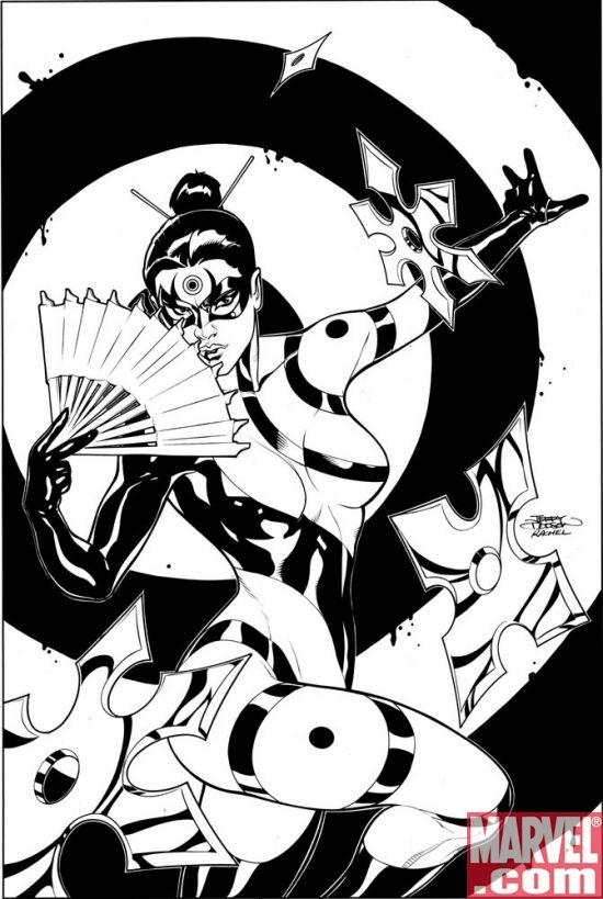 Lady Bullseye art by Terry Dodson
