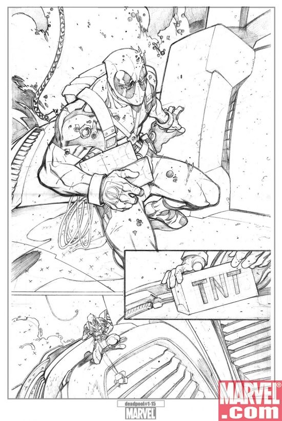 DEADPOOL art by Paco Medina