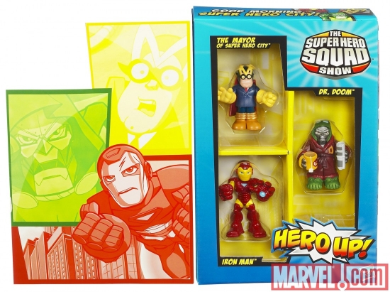 Super Hero Squad 3-pack packaging