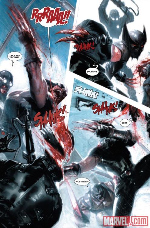 X-Force: Sex and Violence #2 preview art by Gabriele Dell'Otto