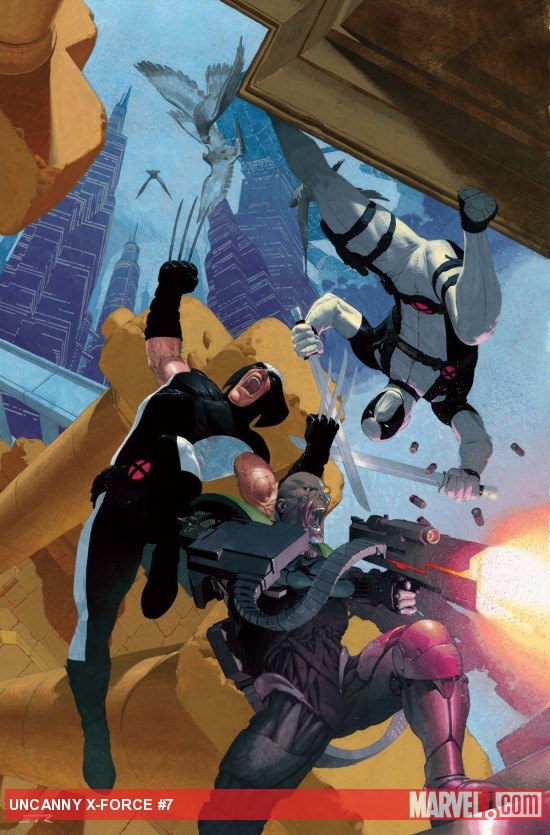 Uncanny X-Force #7 cover by Esad Ribic