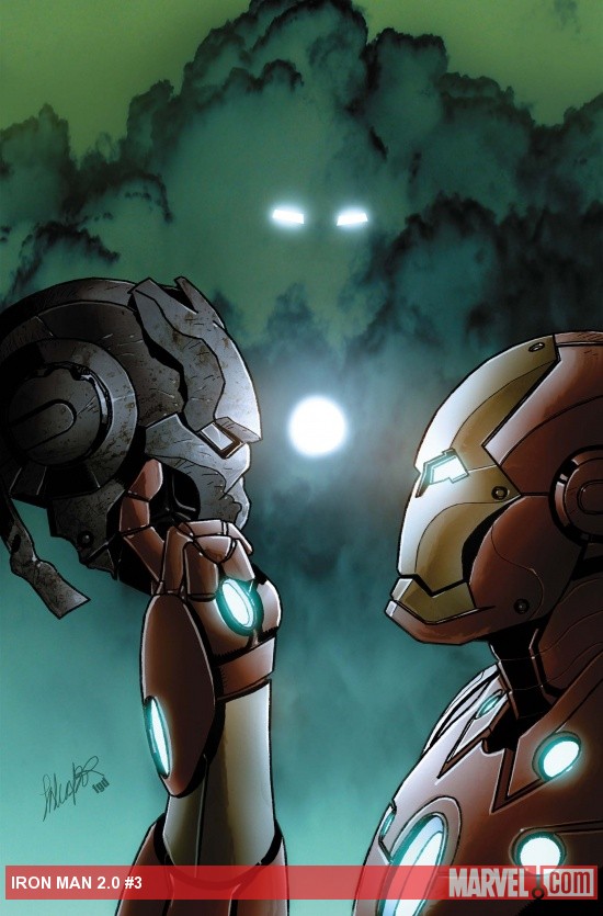 Iron Man 2.0 #3 cover by Salvador Larroca