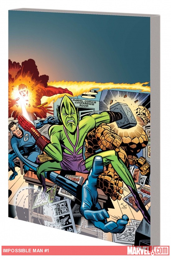 IMPOSSIBLE MAN TPB cover