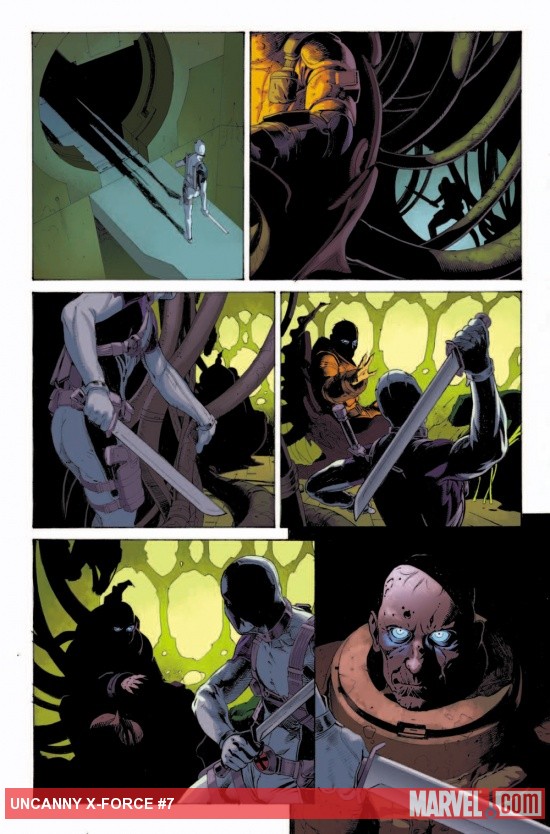 Uncanny X-Force #7 preview art by Esad Ribic