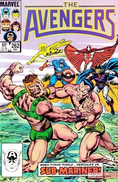 Avengers #262 cover by John Buscema