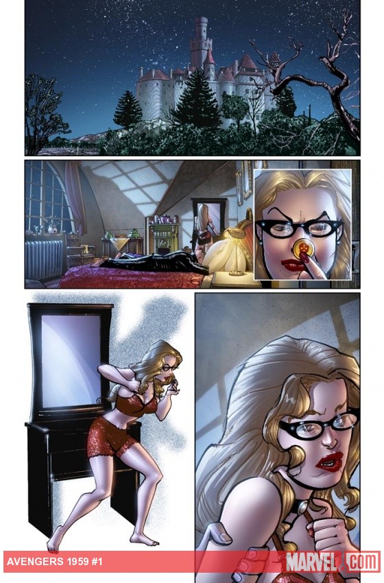 Avengers 1959 #1 preview art by Howard Chaykin