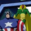 Screenshot of Captain America and Vision from AEMH Season 2, Ep. 19