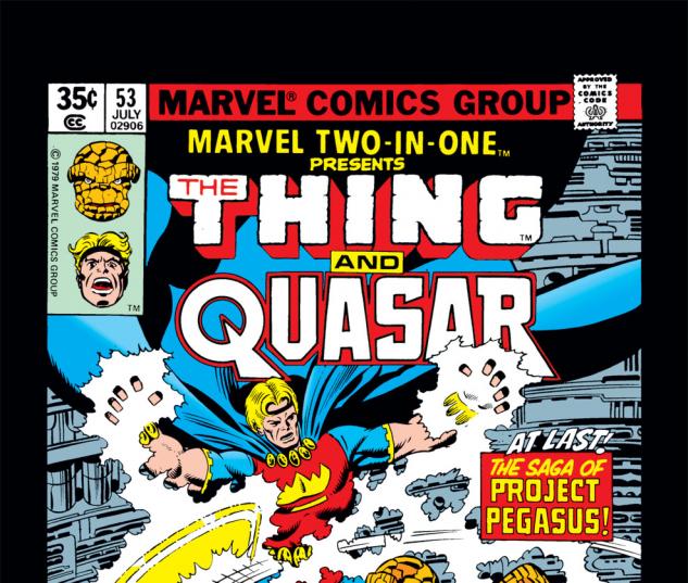 Marvel Two-in-One (1974) #53 Cover