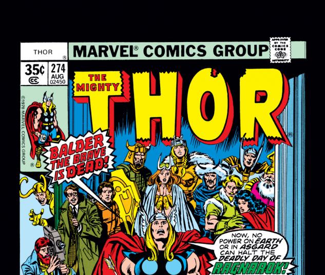 Thor (1966) #274 Cover