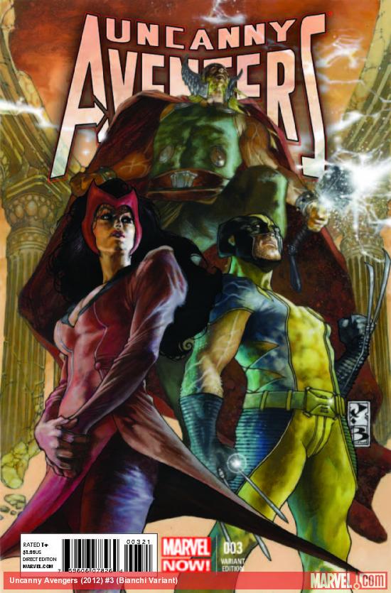 UNCANNY AVENGERS 3 BIANCHI VARIANT