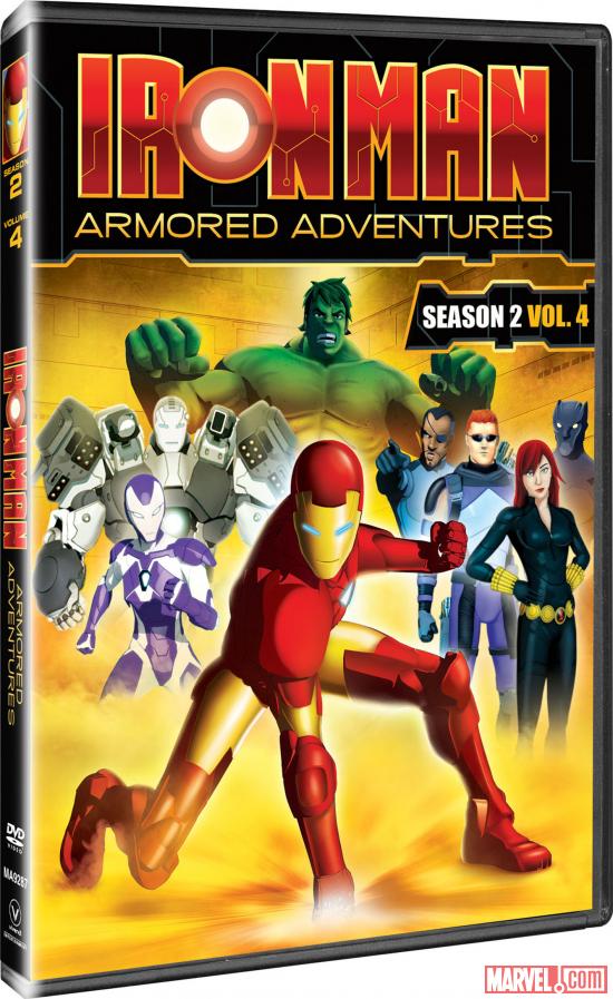 Iron Man: Armored Adventures Season 2, Vol. 4 DVD box art