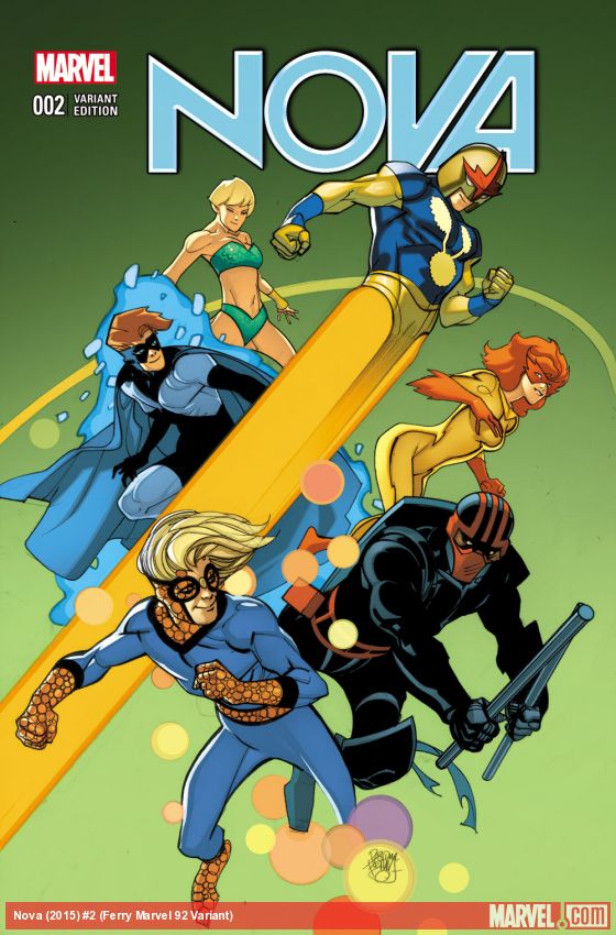 Nova (2015) #2 (Ferry Marvel 92 Variant)