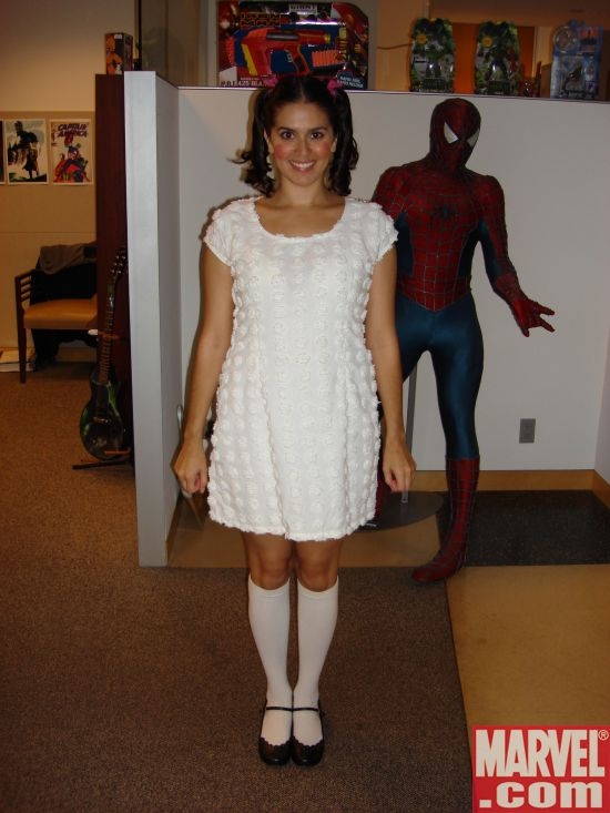 Jesica Lopez as a doll
