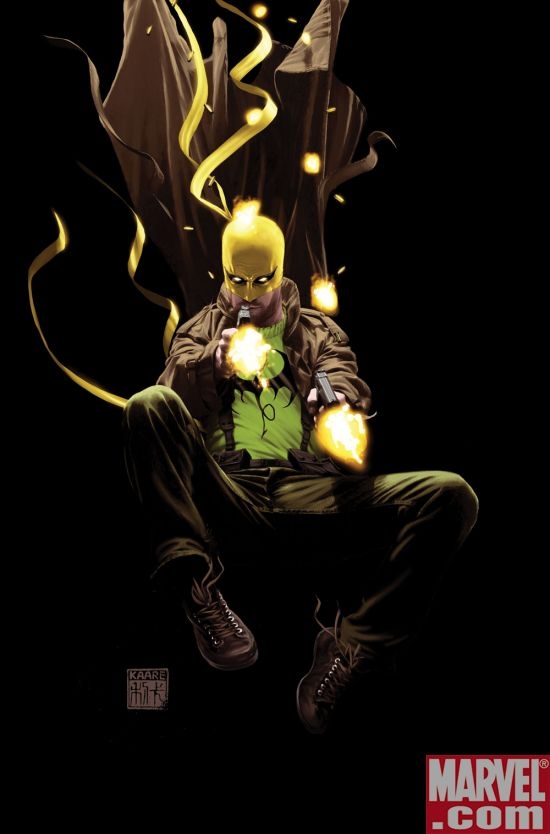 IMMORTAL IRON FIST cover art by Kaare Andrews
