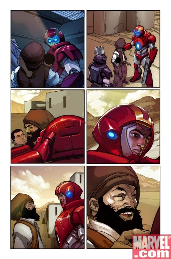 ULTIMATE IRON MAN II #2 Interior Art