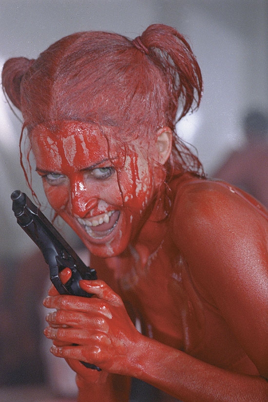 A bloody vampire
