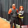 Deadpool and Black Widow cosplayers at Fan Expo Canada