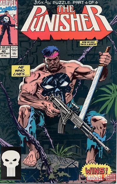 The Punisher (1990) #40 cover