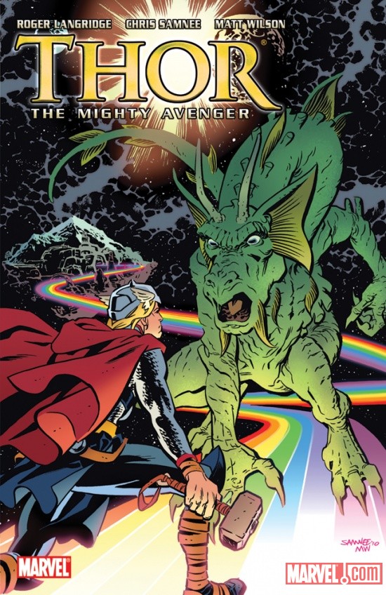 THOR THE MIGHTY AVENGER VOL. 2 GN-TPB cover by Chris Samnee