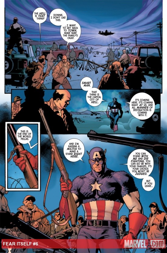 Fear Itself #6 page by Stuart Immonen