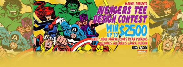 Enter Mighty Fine's Avengers Tee Design Contest