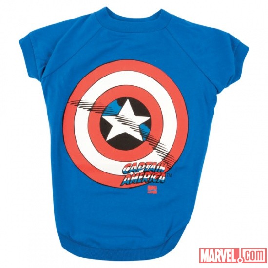 Captain America Dog Tee by Fetch available at PetSmart